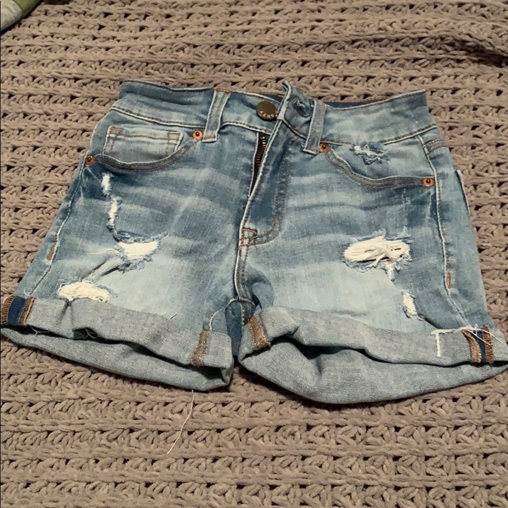 Denim shorts
